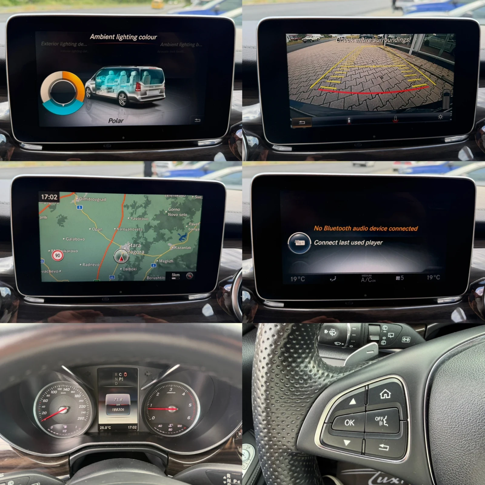 Mercedes-Benz V 250 EXTRALONG#EXCLUSIVE#CAMERA#MEMORY#AMBIENT#2019г, снимка 17 - Бусове и автобуси - 54648025