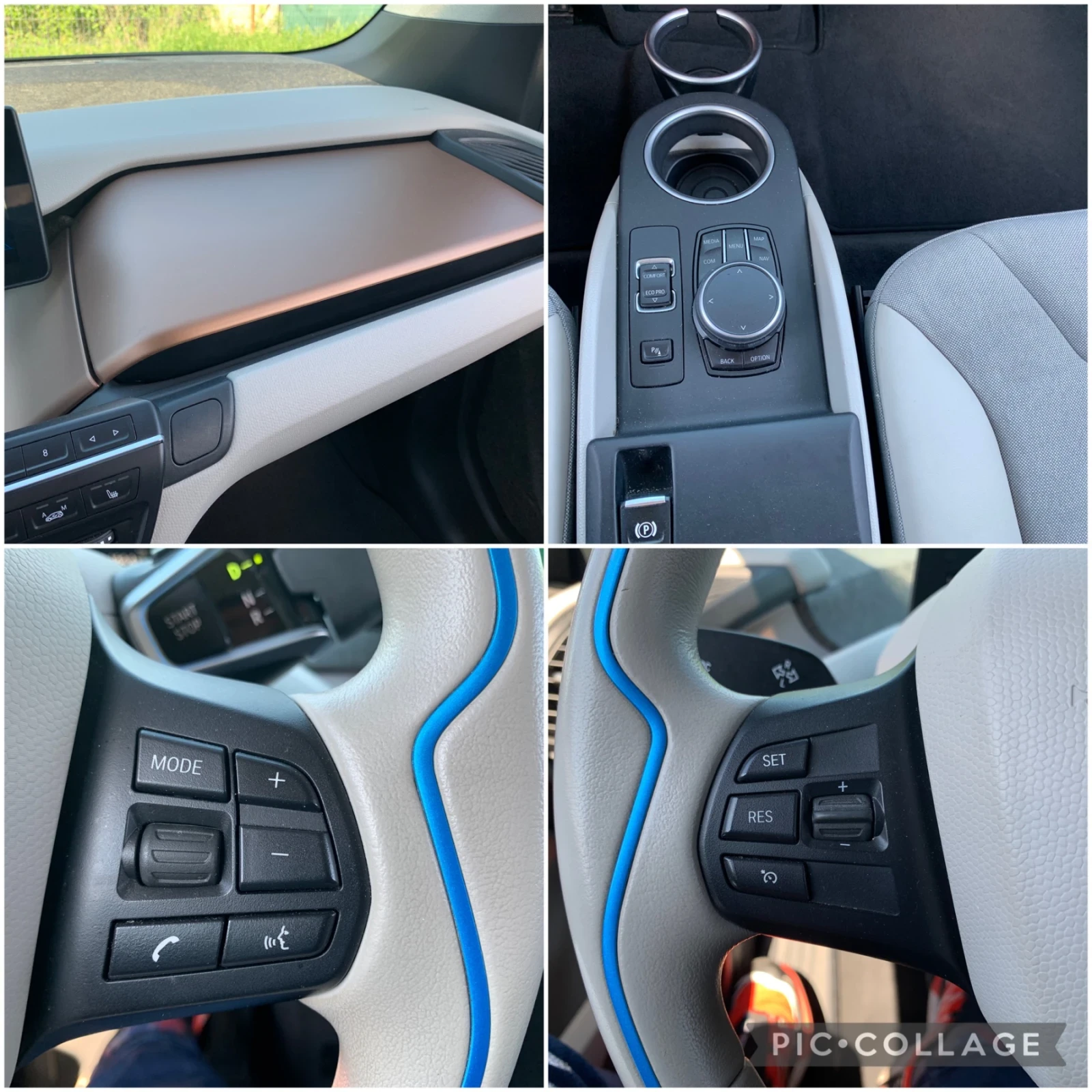 BMW i3 120Аh/PRO-NAV.ПОДГРЕВ.СЕРВ.ИСТОРИЯ БМВ, снимка 11 - Автомобили и джипове - 54638107