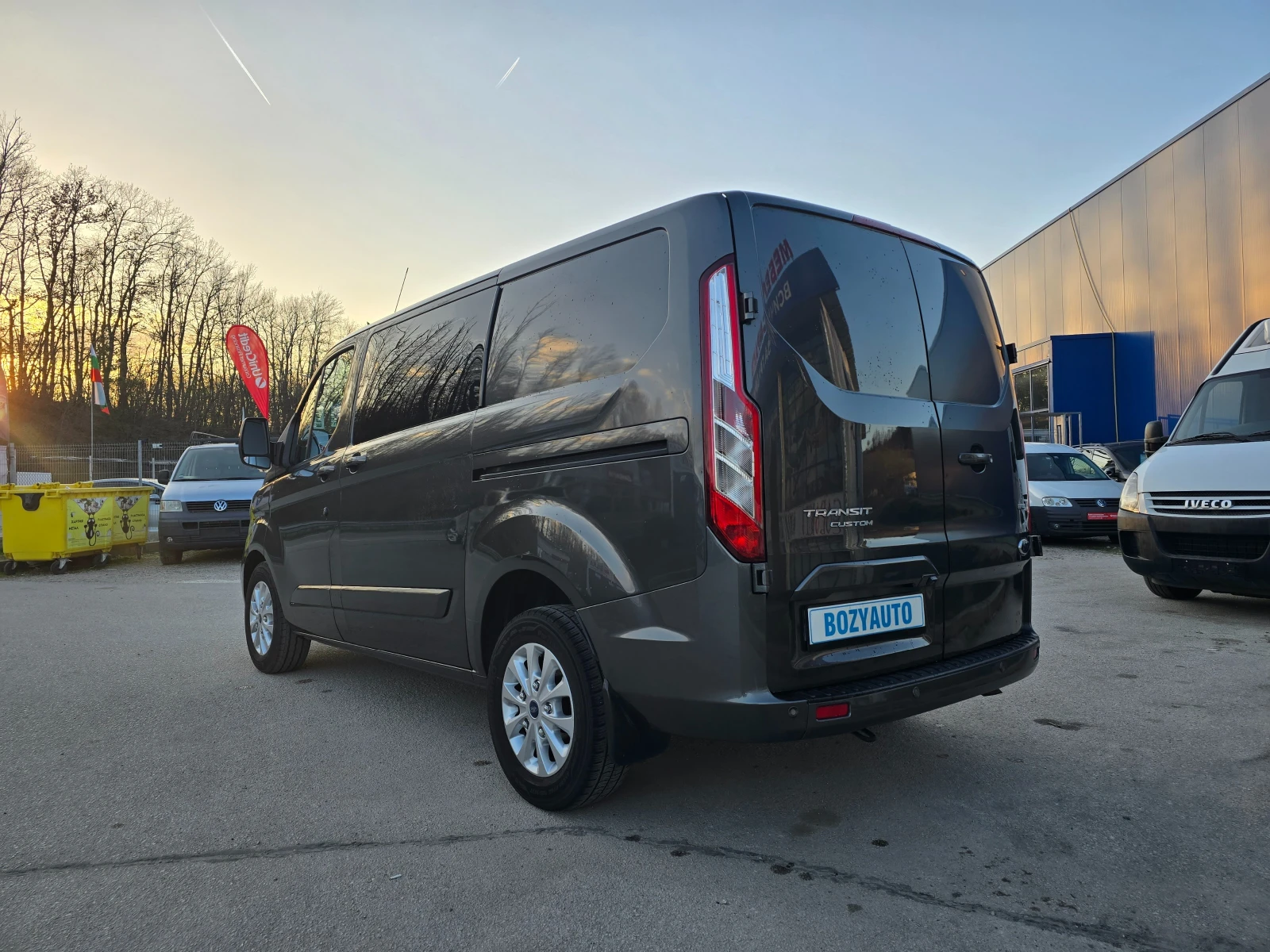 Ford Transit Custom 6-МЕСТЕН/ДВЕ СТРАНИЧНИ ВРАТИ, снимка 4 - Бусове и автобуси - 53830363