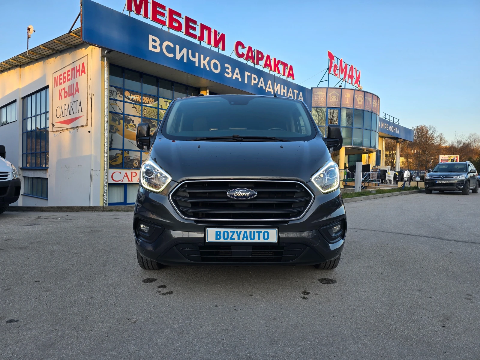 Ford Transit Custom 6-МЕСТЕН/ДВЕ СТРАНИЧНИ ВРАТИ, снимка 2 - Бусове и автобуси - 53830363