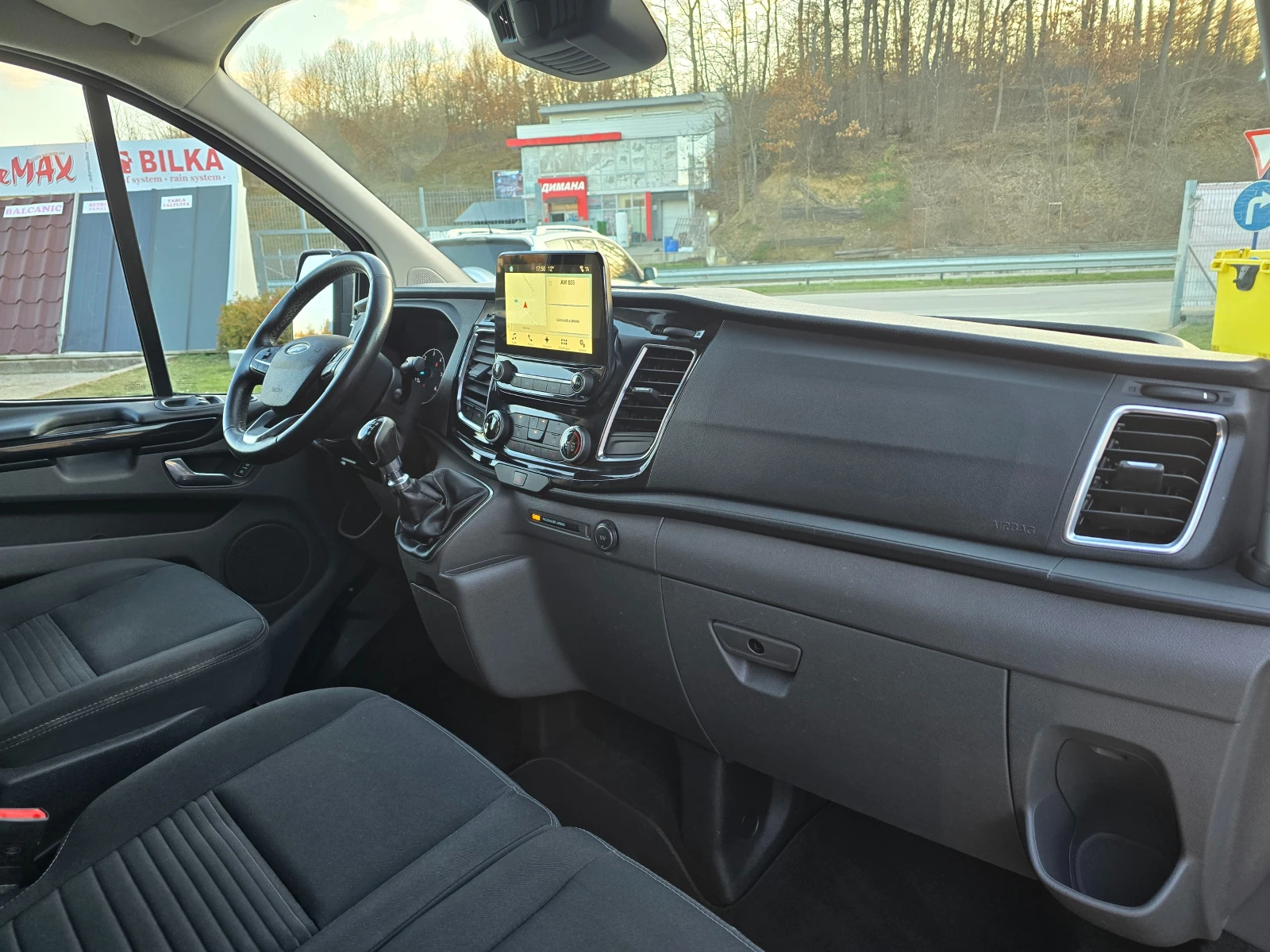 Ford Transit Custom 6-МЕСТЕН/ДВЕ СТРАНИЧНИ ВРАТИ, снимка 9 - Бусове и автобуси - 53830363