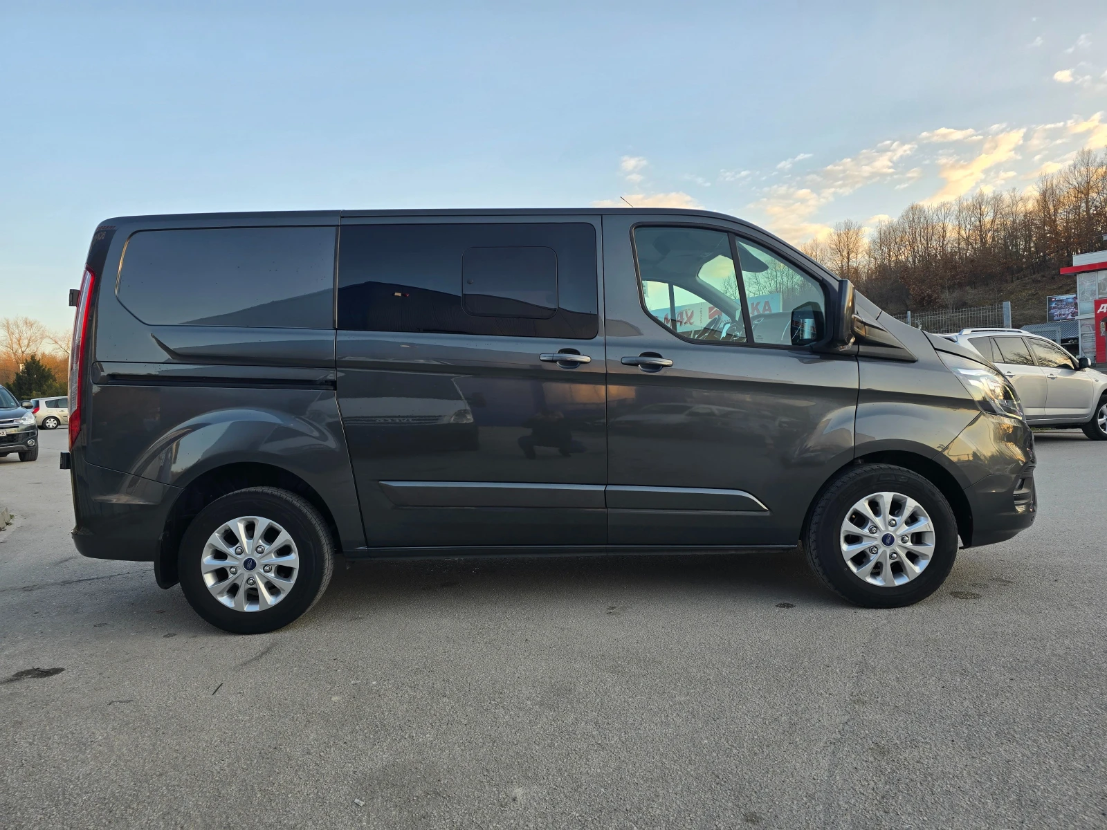 Ford Transit Custom 6-МЕСТЕН/ДВЕ СТРАНИЧНИ ВРАТИ, снимка 6 - Бусове и автобуси - 53830363