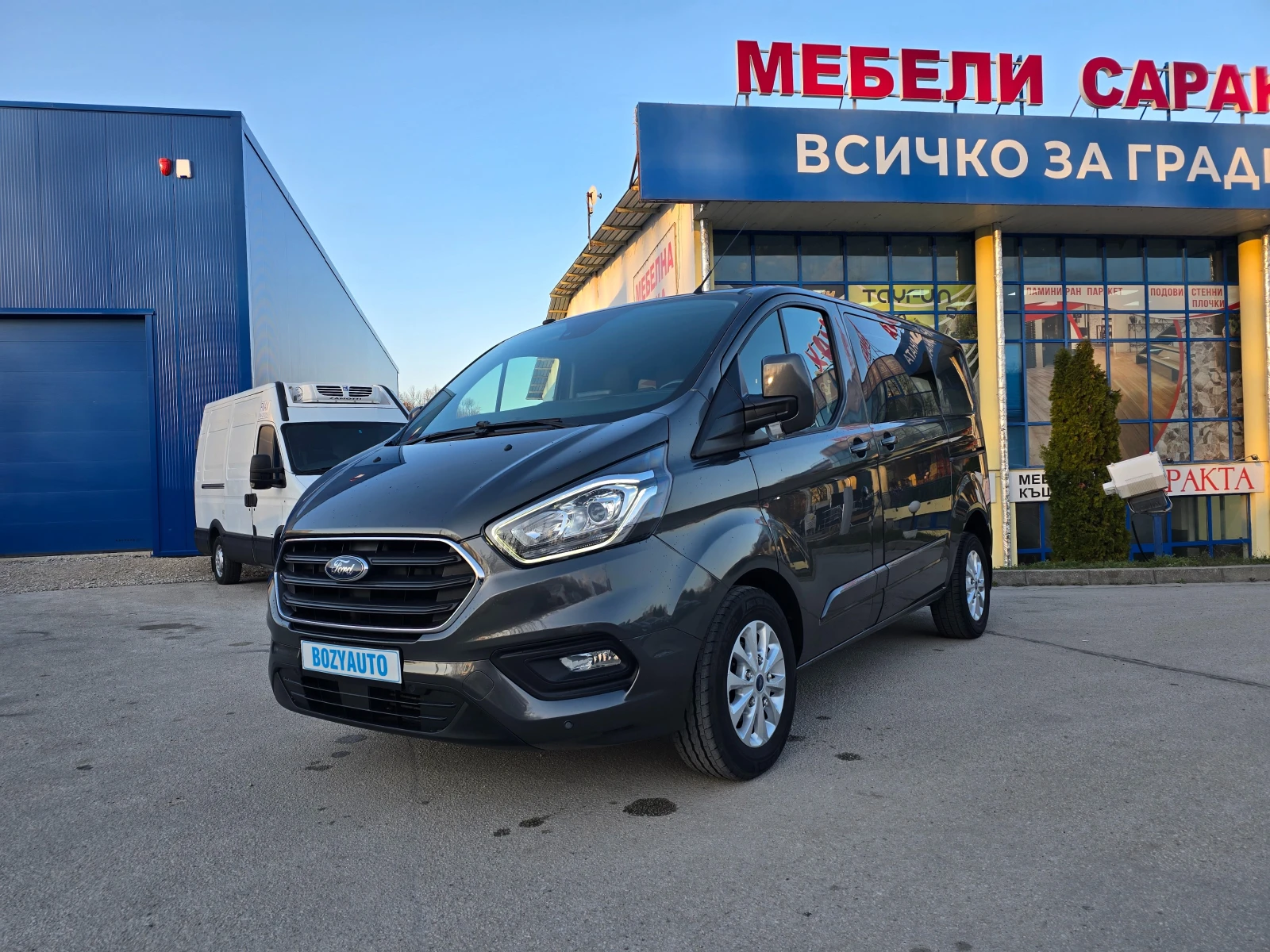Ford Transit Custom 6-МЕСТЕН/ДВЕ СТРАНИЧНИ ВРАТИ, снимка 3 - Бусове и автобуси - 53830363