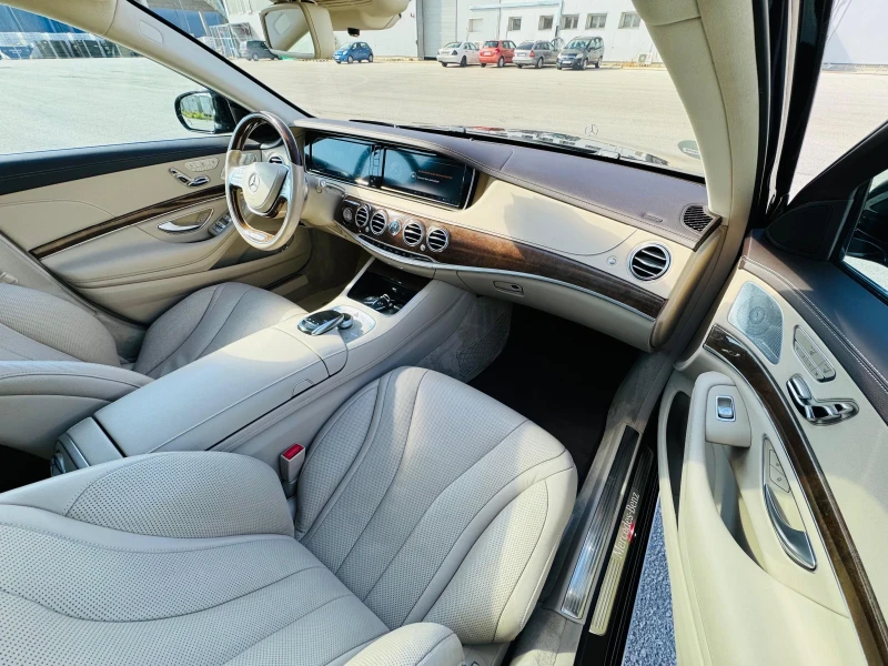 Mercedes-Benz S 350 AMG Лонг Нощно Хладилник 4хмасаж Панорама Дистрон, снимка 15 - Автомобили и джипове - 51941993