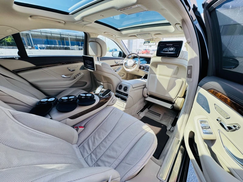 Mercedes-Benz S 350 AMG Лонг Нощно Хладилник 4хмасаж Панорама Дистрон, снимка 8 - Автомобили и джипове - 51941993