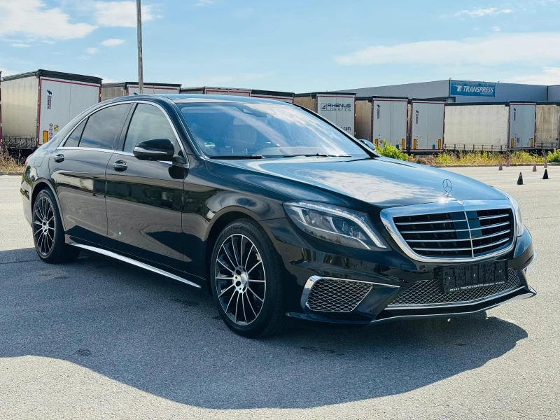 Mercedes-Benz S 350 AMG Лонг Нощно Хладилник 4хмасаж Панорама Дистрон, снимка 2 - Автомобили и джипове - 51941993