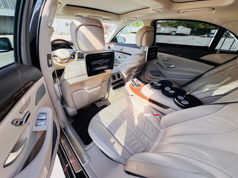Mercedes-Benz S 350 AMG Лонг Нощно Хладилник 4хмасаж Панорама Дистрон, снимка 9 - Автомобили и джипове - 51941993