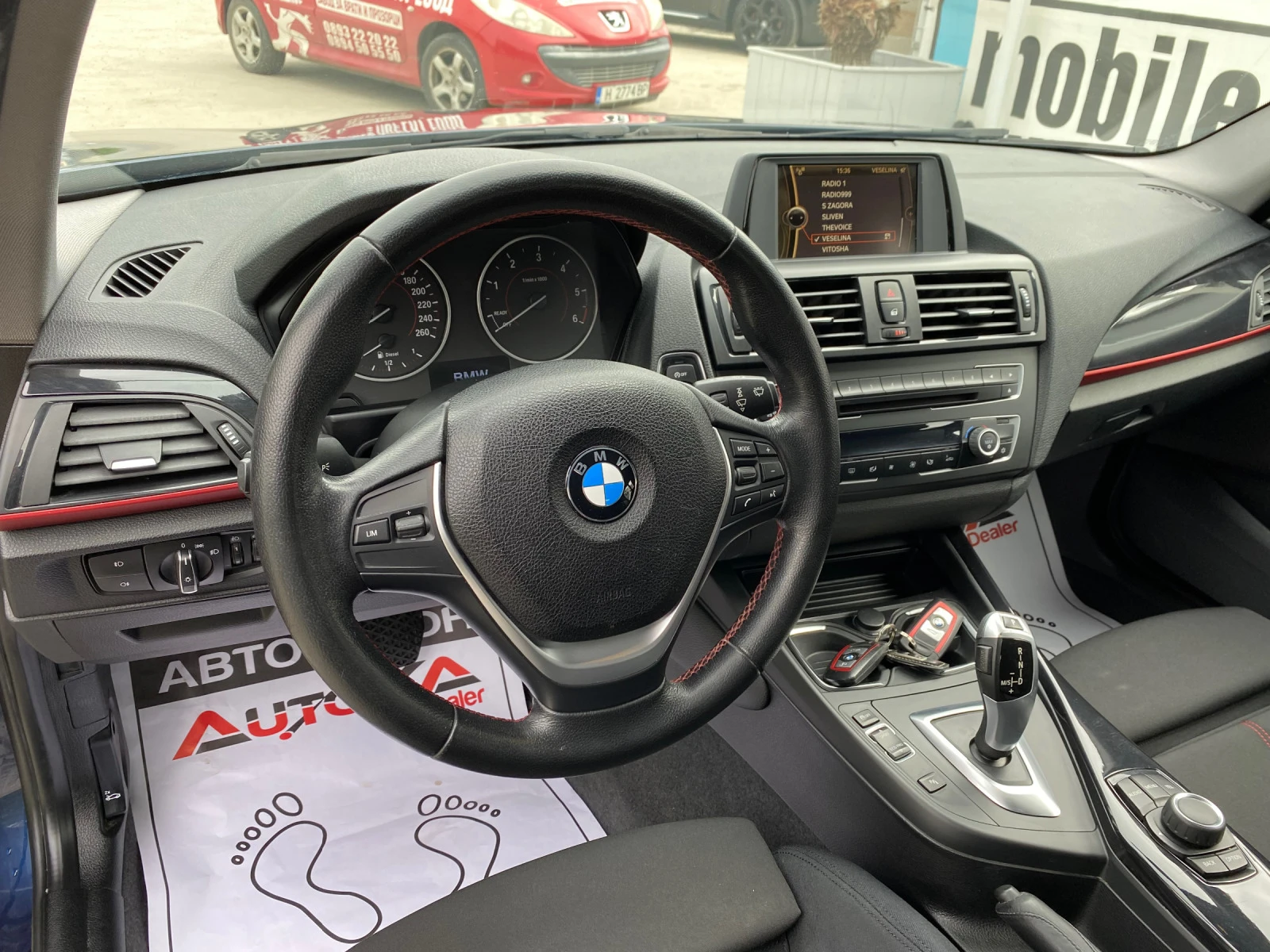 BMW 116 2.0D-116кс= АВТОМАТ= SPORT= 189хил.км= RECARO - изображение 8