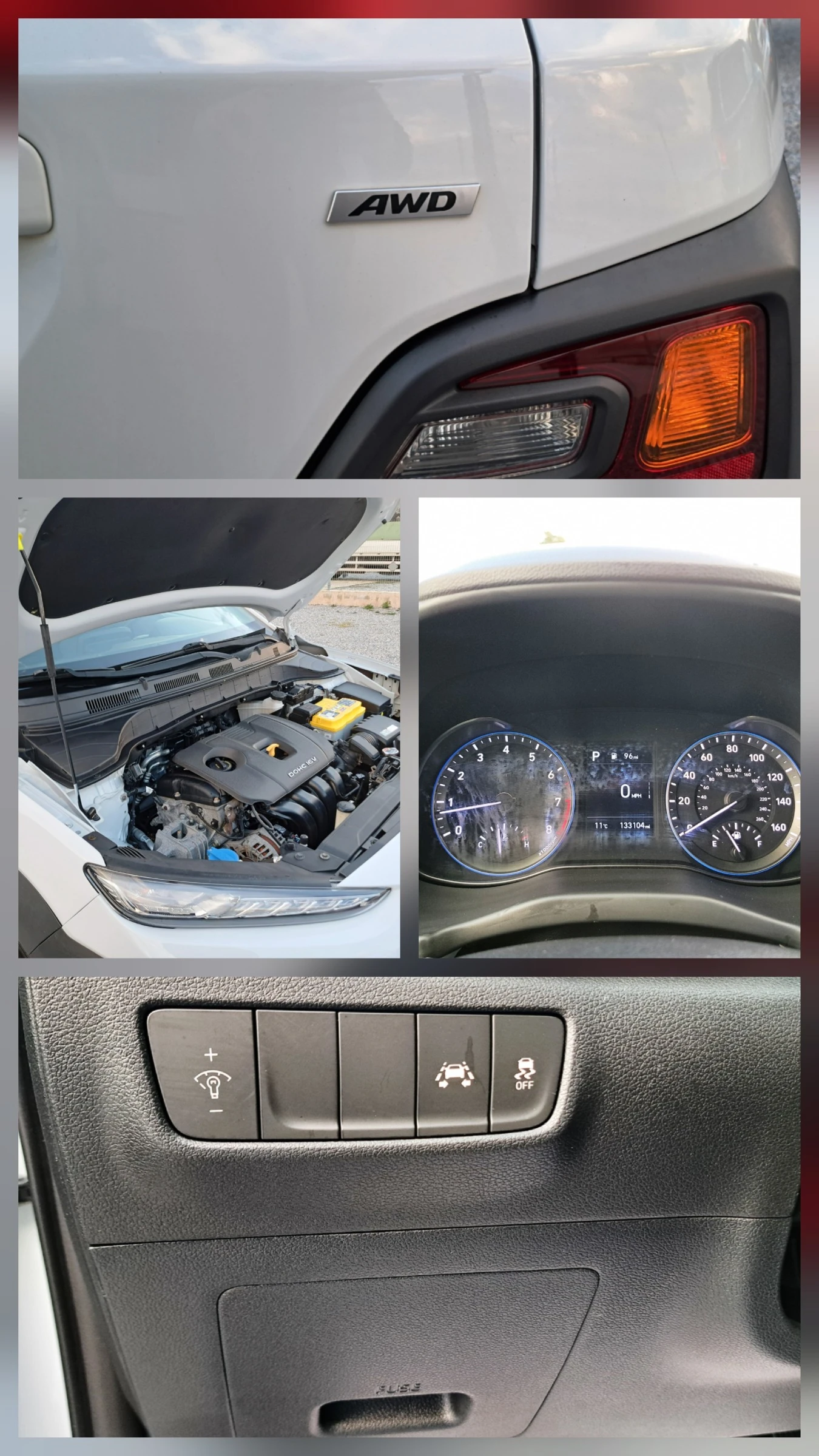 Hyundai Kona 2.0* AWD* AUTOMATIC* 147HP* CAM* TOP!*  | Mobile.bg � ����������� 16