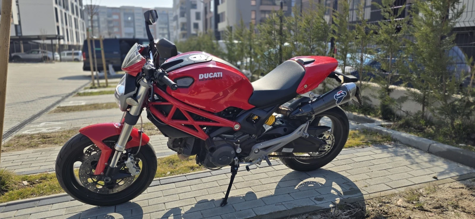 Ducati Monster 696, снимка 2 - Мотоциклети и мототехника - 54171553