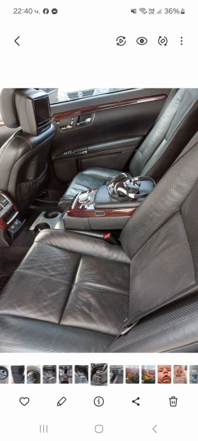 Mercedes-Benz S 500 S500-4Matic-long-Дис-подг-обд-нощно-3тв-масаж, снимка 9