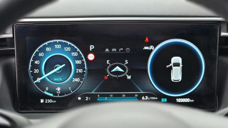 Hyundai Tucson 1.6 CRDI 48V * ГАРАНЦИОНЕН* , снимка 11 - Автомобили и джипове - 53315524