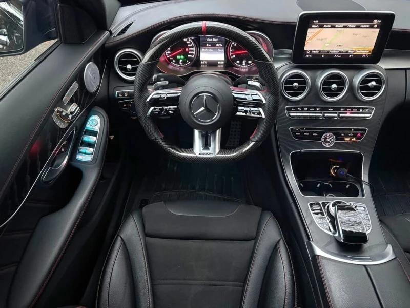 Mercedes-Benz C 43 AMG 4matic * CARFAX * АвтоКредит * (ЦЕНА ДО БГ), снимка 15 - Автомобили и джипове - 53206210