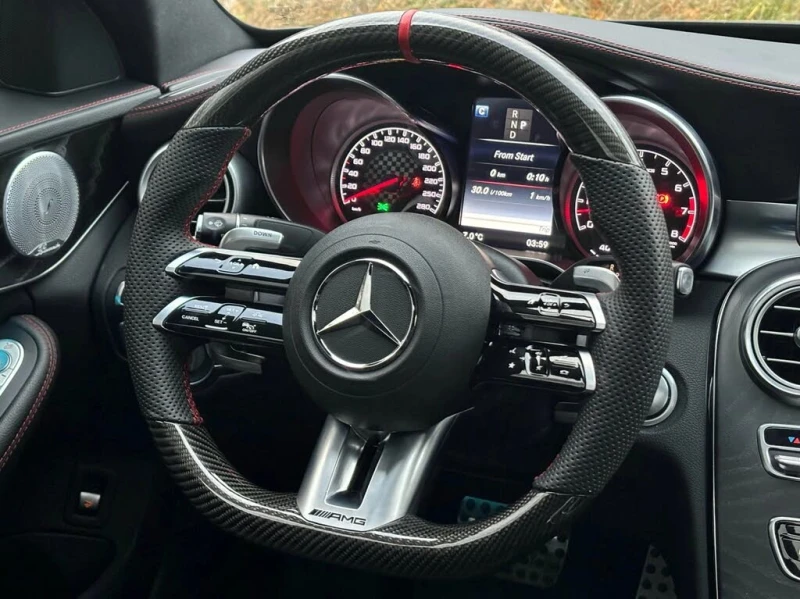 Mercedes-Benz C 43 AMG 4matic * CARFAX * АвтоКредит * (ЦЕНА ДО БГ), снимка 14 - Автомобили и джипове - 53206210