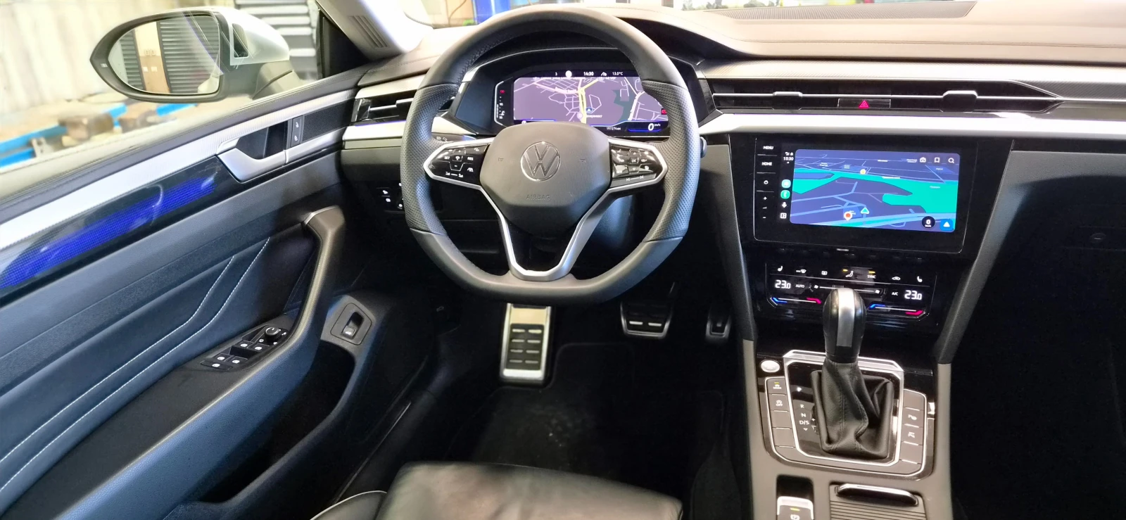 VW Arteon SHOOTING BRAKE-Elegance-4Motion-200кс-MATRIX-Кожа, снимка 8 - Автомобили и джипове - 53872177