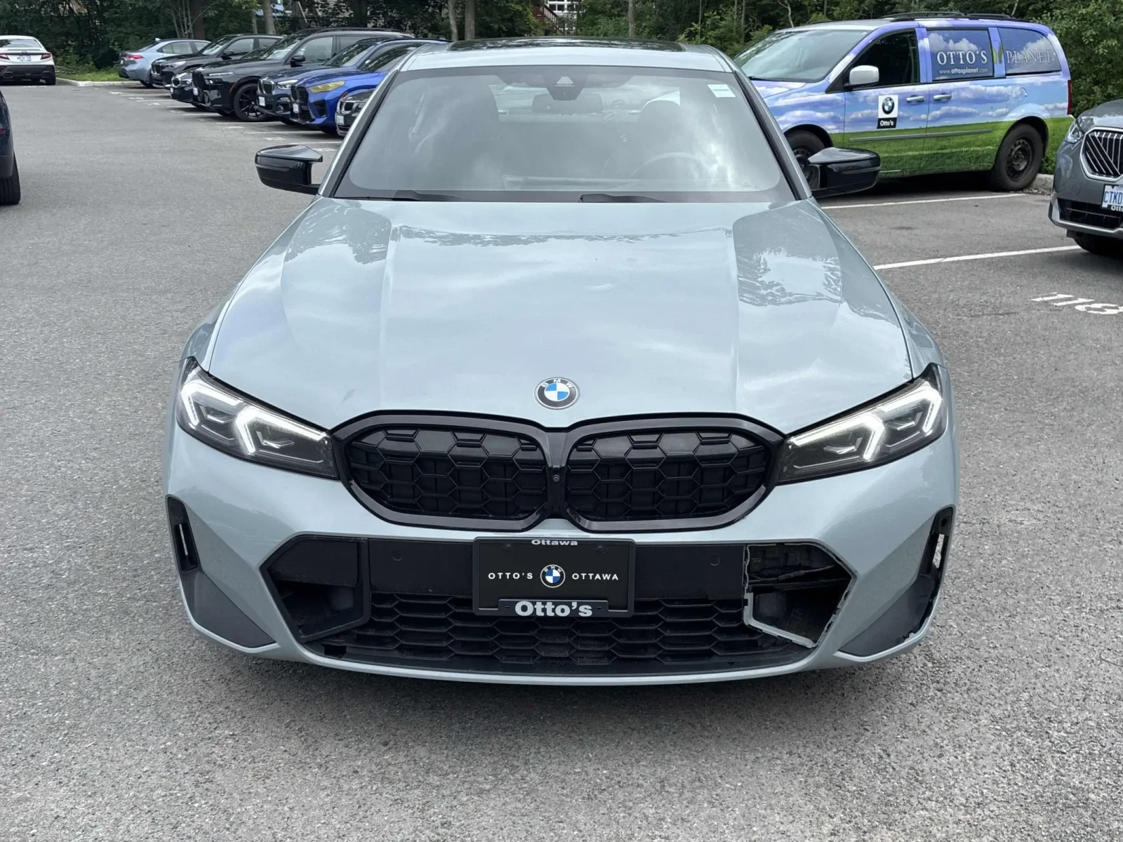 BMW 340 M340i xDrive / Nardo Grey / Red Interior / M Sport, снимка 6 - Автомобили и джипове - 55067440
