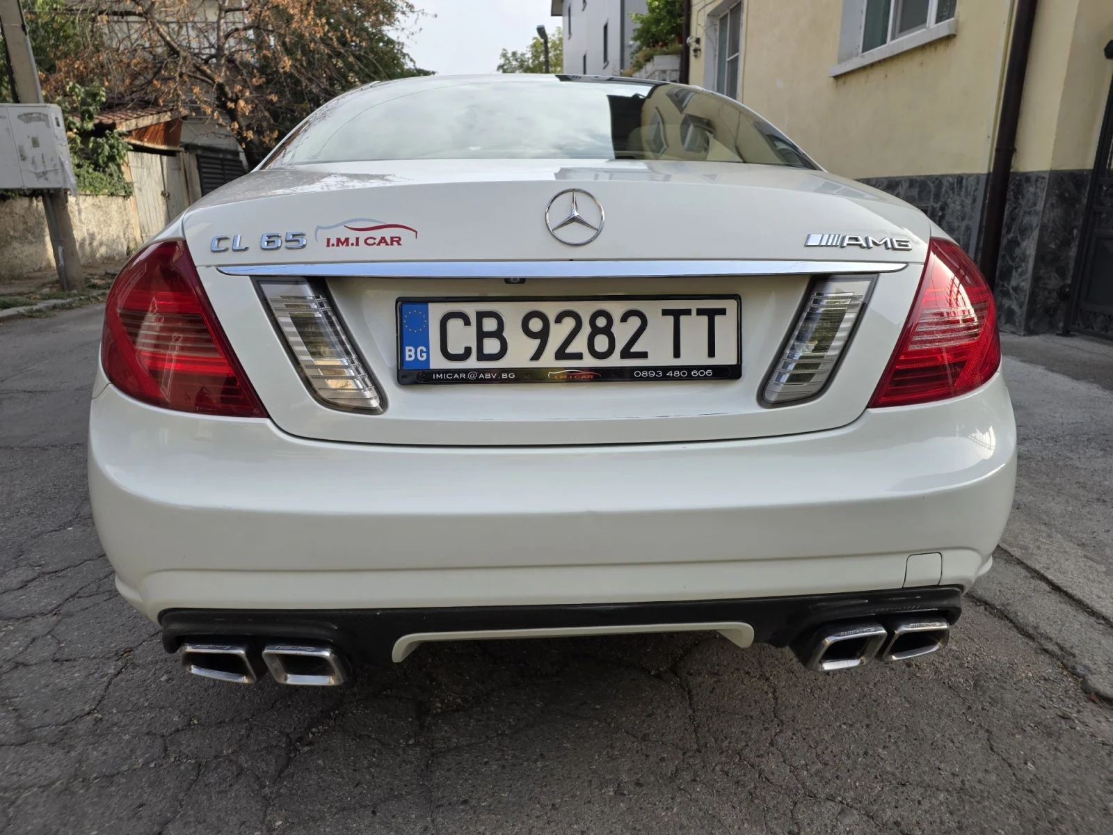Mercedes-Benz CL 600 V12 BITURBO, снимка 5 - Автомобили и джипове - 55866517
