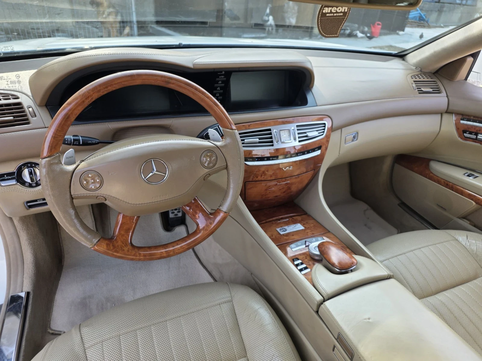 Mercedes-Benz CL 600 V12 BITURBO, снимка 10 - Автомобили и джипове - 55866517