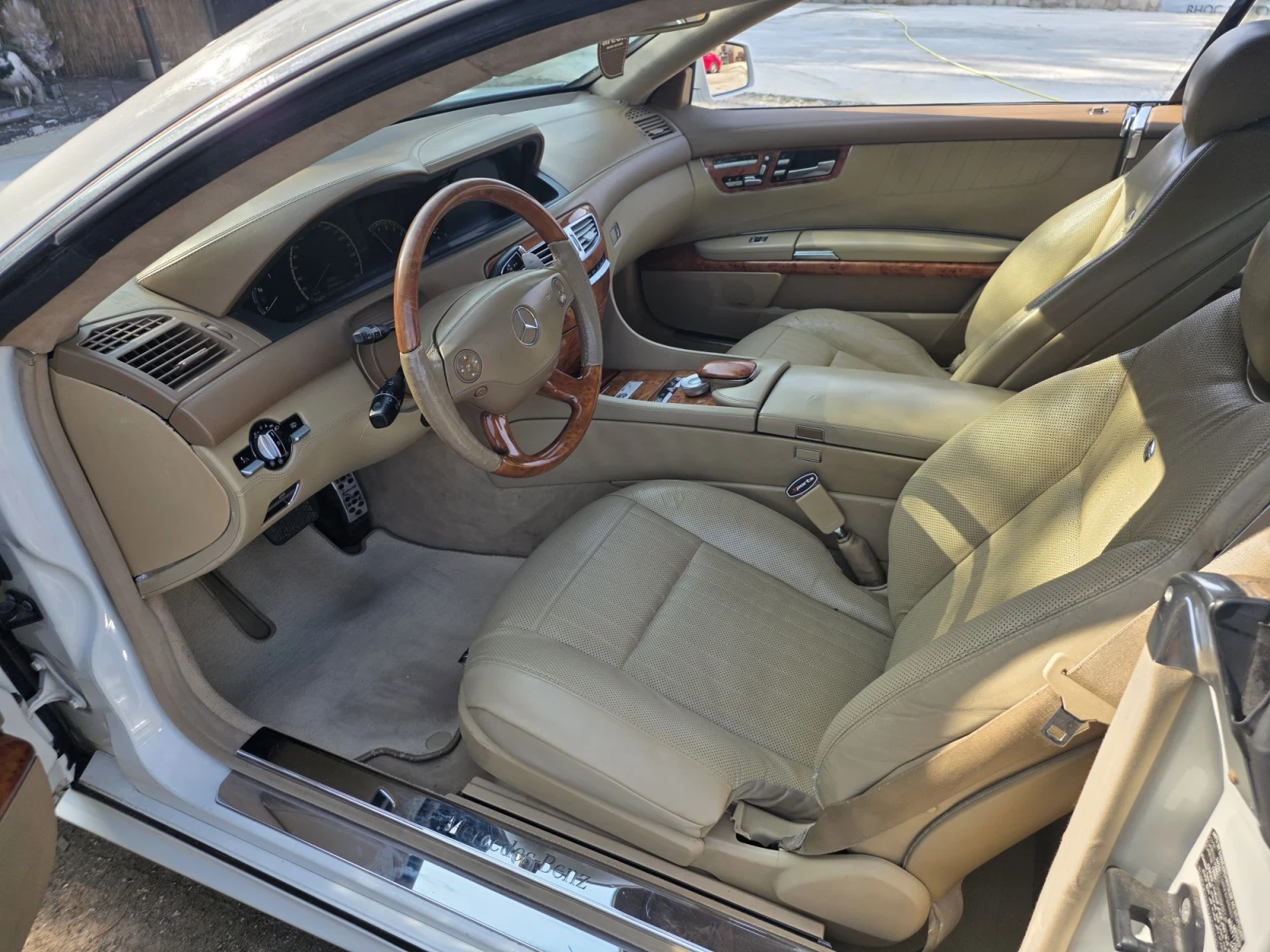 Mercedes-Benz CL 600 V12 BITURBO, снимка 9 - Автомобили и джипове - 55866517