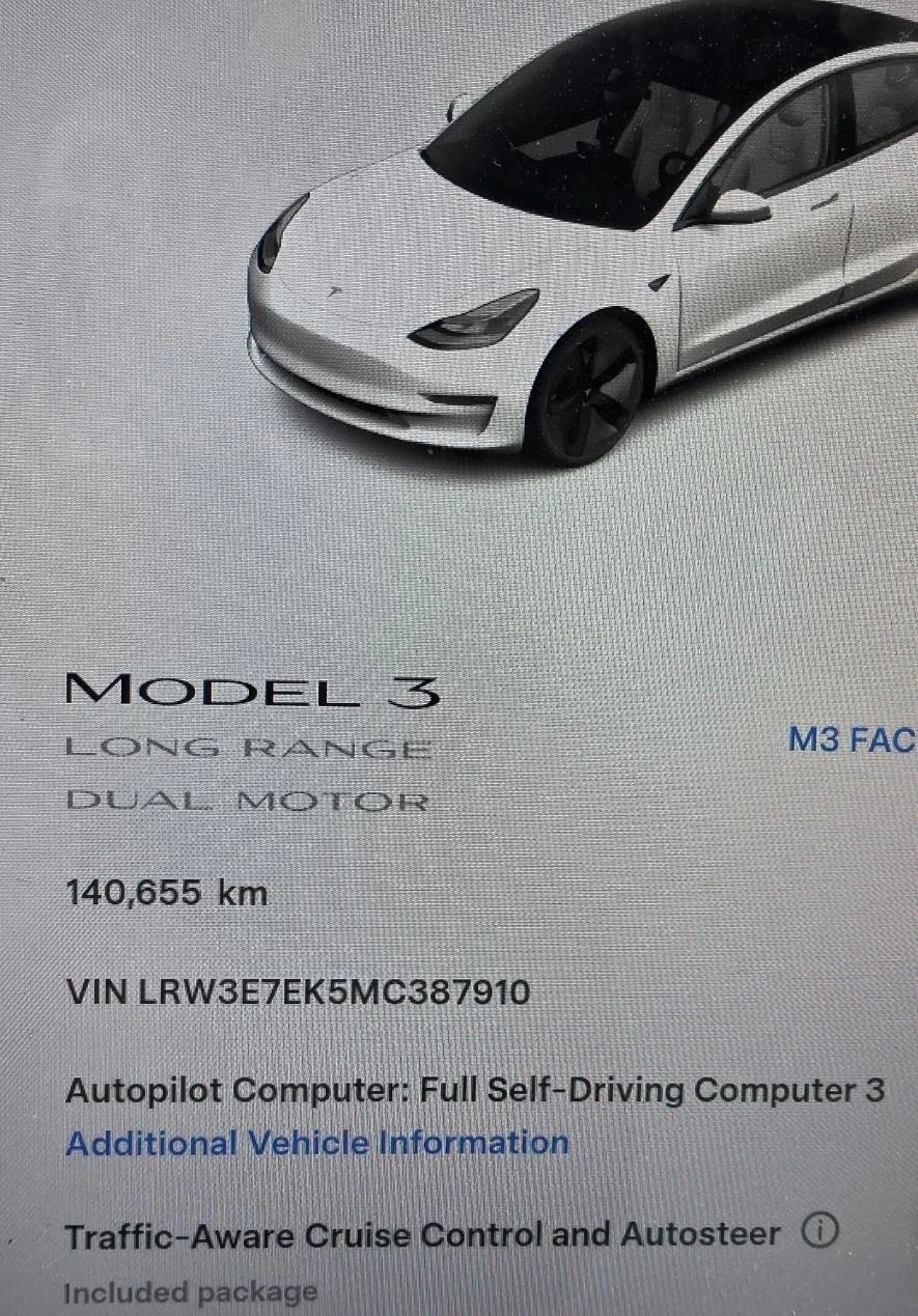 Tesla Model 3  4х4 Европейска Long Range, снимка 17 - Автомобили и джипове - 56245727