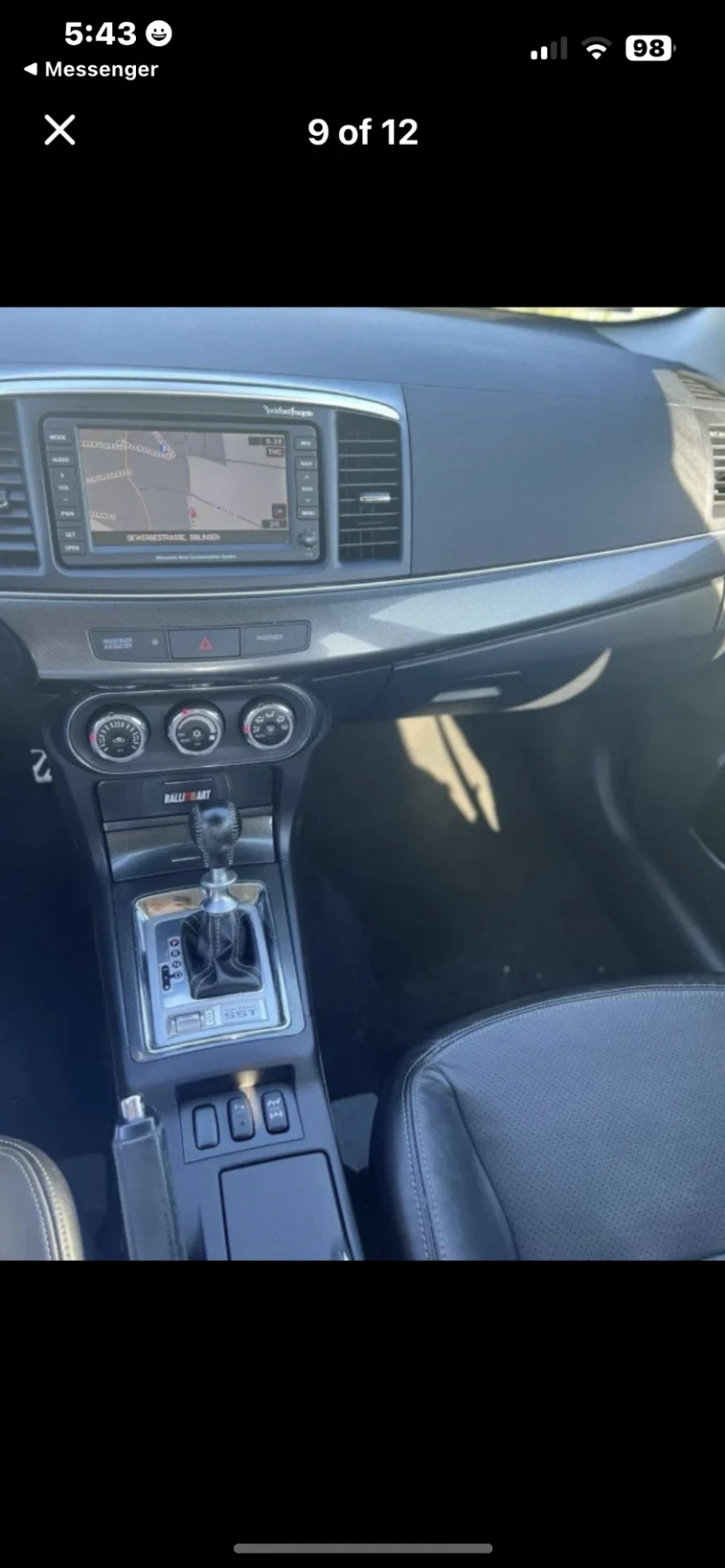 Mitsubishi Lancer 2.0 T RALLYART , снимка 3 - Автомобили и джипове - 52158410