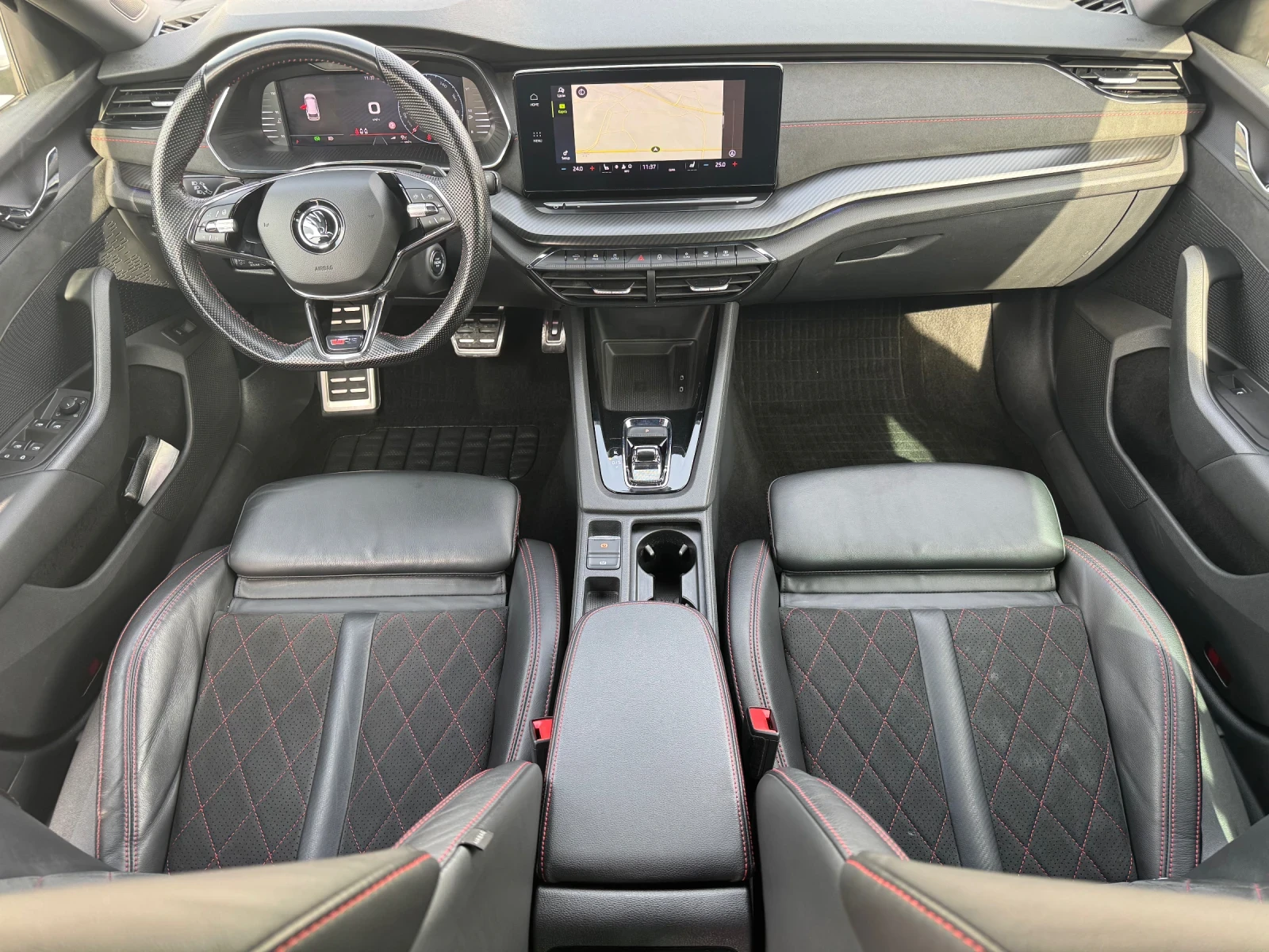 Skoda Octavia  VRS-Plus/2.0d-200к DSG ВСИЧКИ ЕКСТРИ ПЪЛНА ИСТОРИ - изображение 9