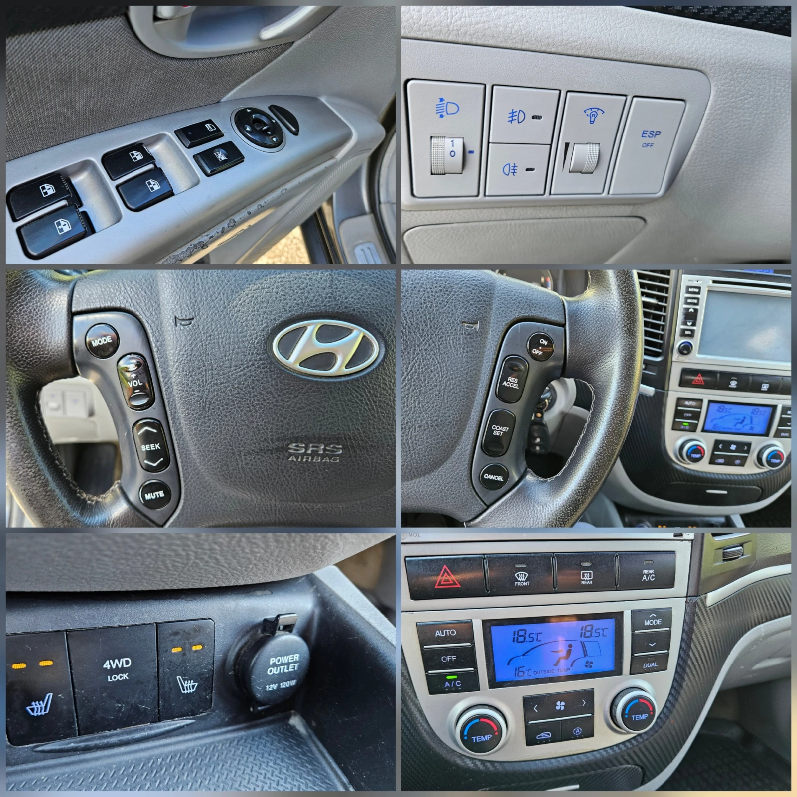 Hyundai Santa fe 2.2d 4X4/6skorosti | Mobile.bg   15