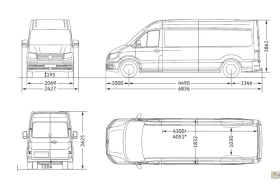 VW Crafter 50 Kasten L 13.6 m3 TDI  | Mobile.bg    16