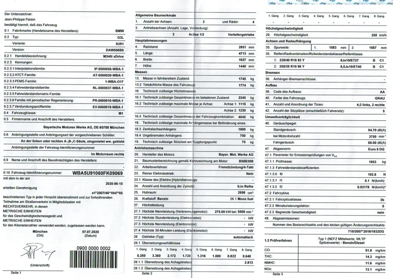 BMW 340 xDrive, снимка 14 - Автомобили и джипове - 52653807
