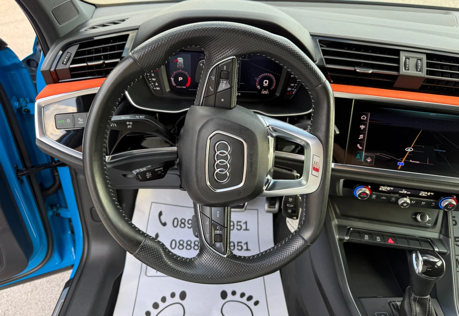 Audi Q3 2.0-TDI-quattro-190k.s-S-line+ + + MATRIX-AUDI SPO, снимка 11 - Автомобили и джипове - 55811895