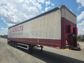 Полуремарке Schmitz Тунел Боге Поцинковано шаси, снимка 2