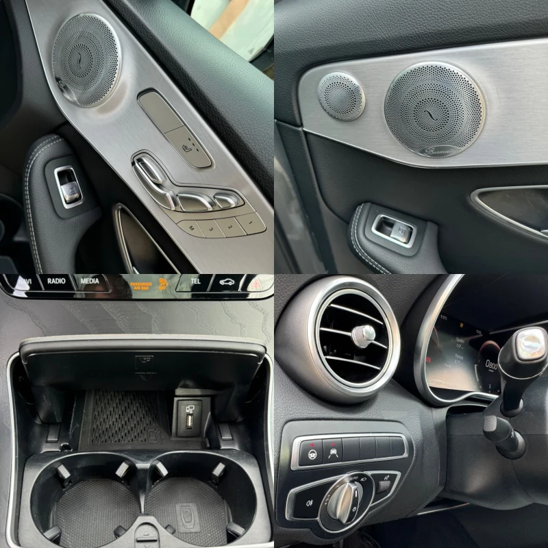 Mercedes-Benz C 220 cdi/AMG/Multibeam/Widescreen/Keyless/BURM/Memory, снимка 16 - Автомобили и джипове - 48759789