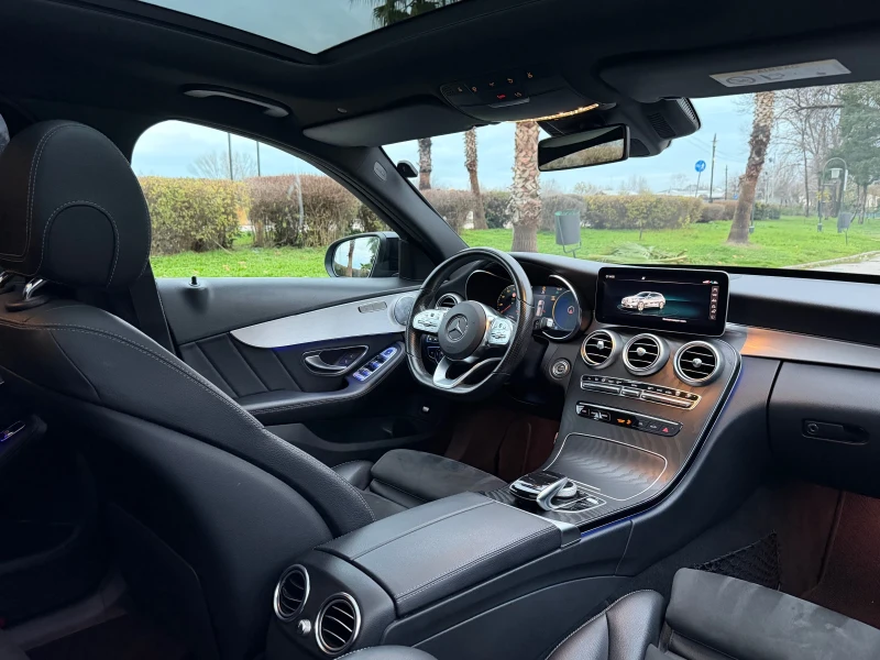Mercedes-Benz C 220 d/AMG/Multibeam/Keyless/BURM/PANORAMA, снимка 11 - Автомобили и джипове - 52681949