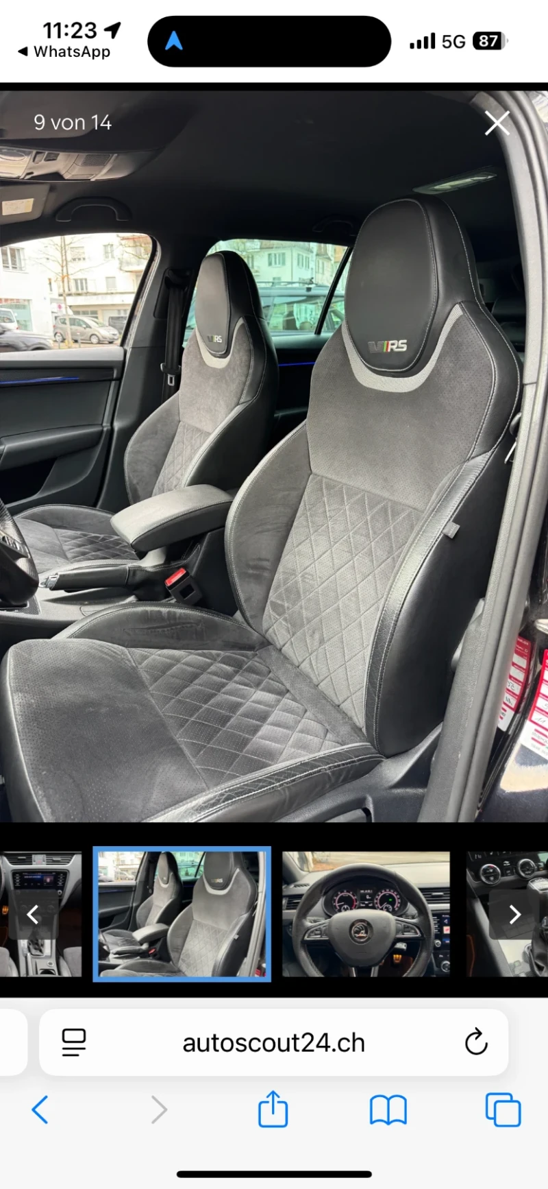 Skoda Octavia 2.0tsi-VRS, снимка 8 - Автомобили и джипове - 52859567