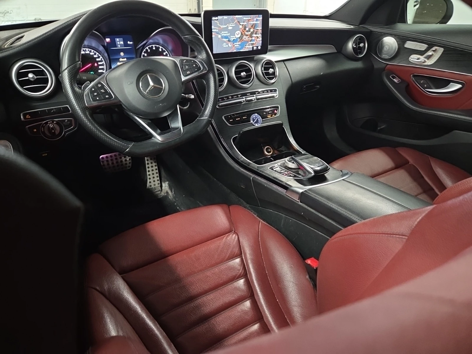 Mercedes-Benz C 450 AMG RED INTERIOR * * CARFAX * * ���� ������ * *  | Mobile.bg � ����������� 6
