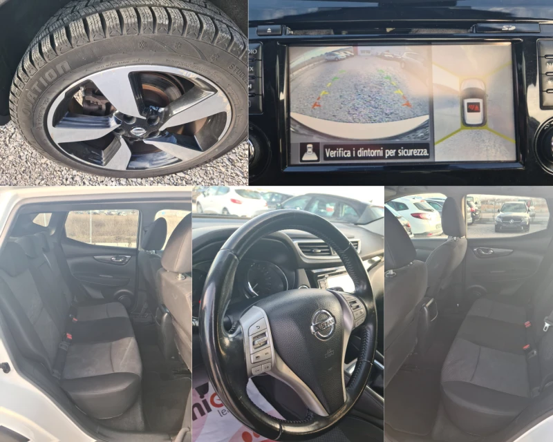Nissan Qashqai 1.5dci ПЕРФЕКТЕН Keyless ПАНОРАМА КАМЕРА 360TEKNA , снимка 17 - Автомобили и джипове - 52878666