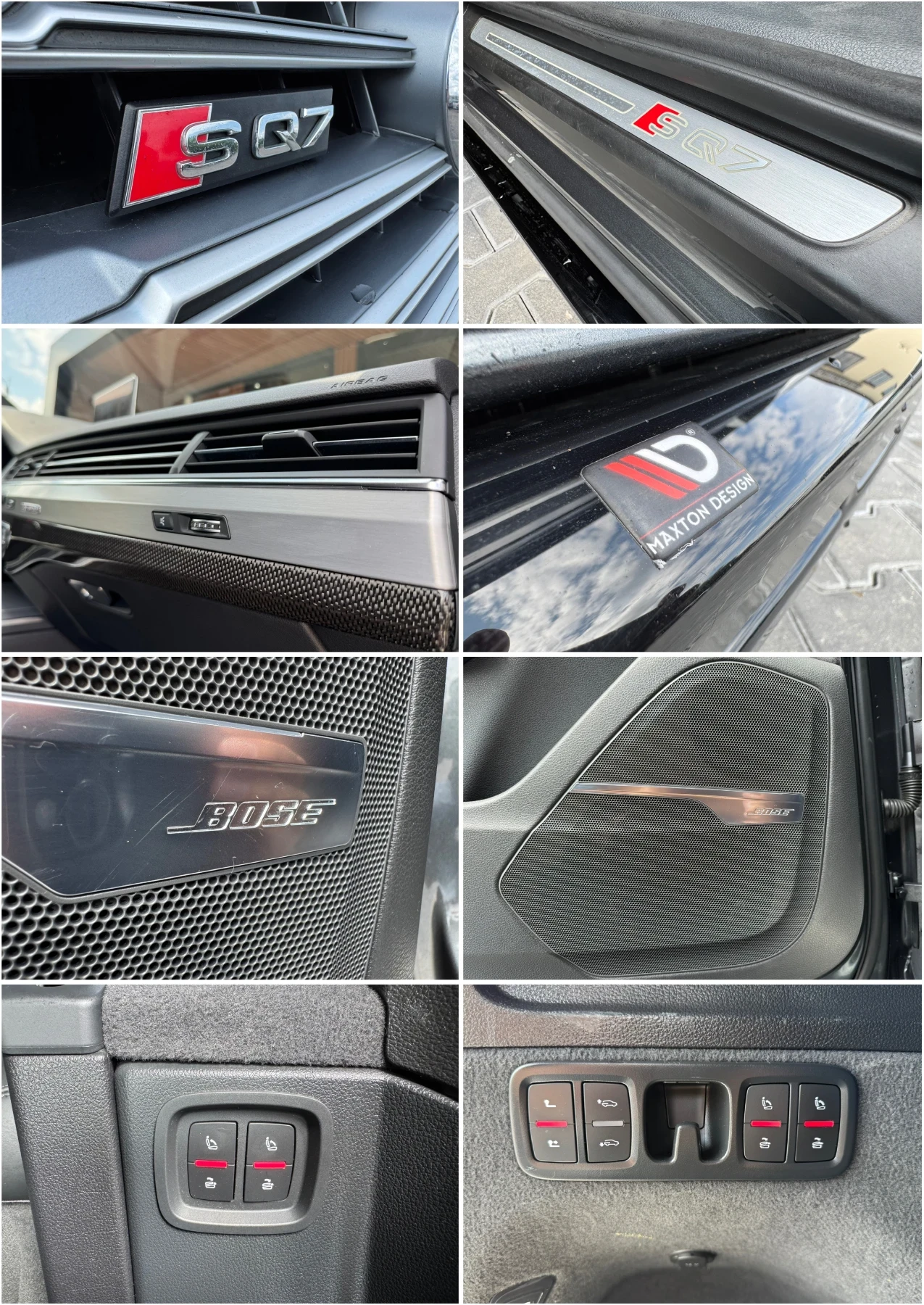 Audi SQ7 7Места* Head Up* BOSE* MAXTON DESIGN* Лизинг 0%, снимка 17 - Автомобили и джипове - 55404986