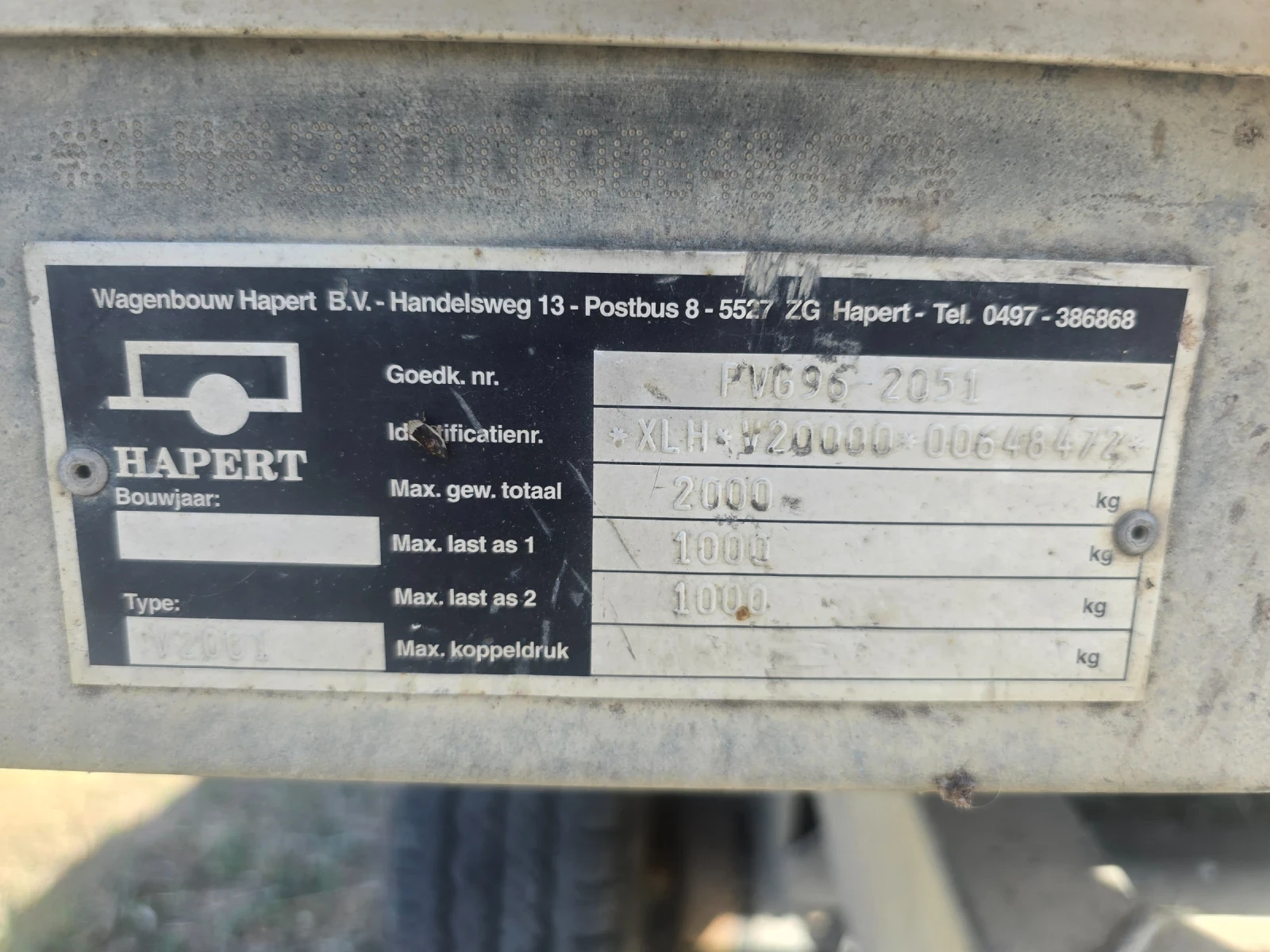 За автомобил Agados Hapert, снимка 4 - Ремаркета - 56593921