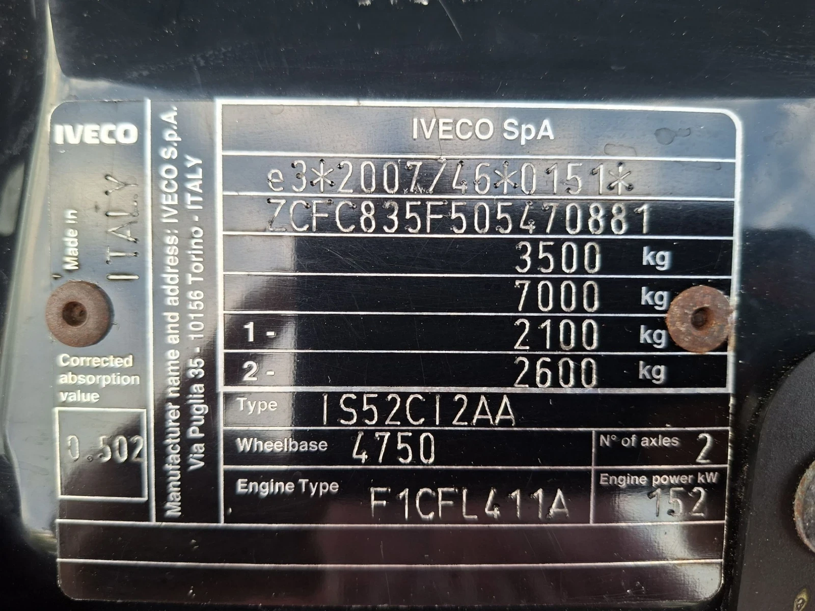 Iveco Daily 50C21* 6.05м* 3.5т* KLIMA* NAVI* LED , снимка 16 - Камиони - 55249468