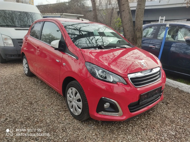 Peugeot 108 1.0 бензин, 69кс, 2015г, 130хил.км, снимка 1 - Автомобили и джипове - 49600025