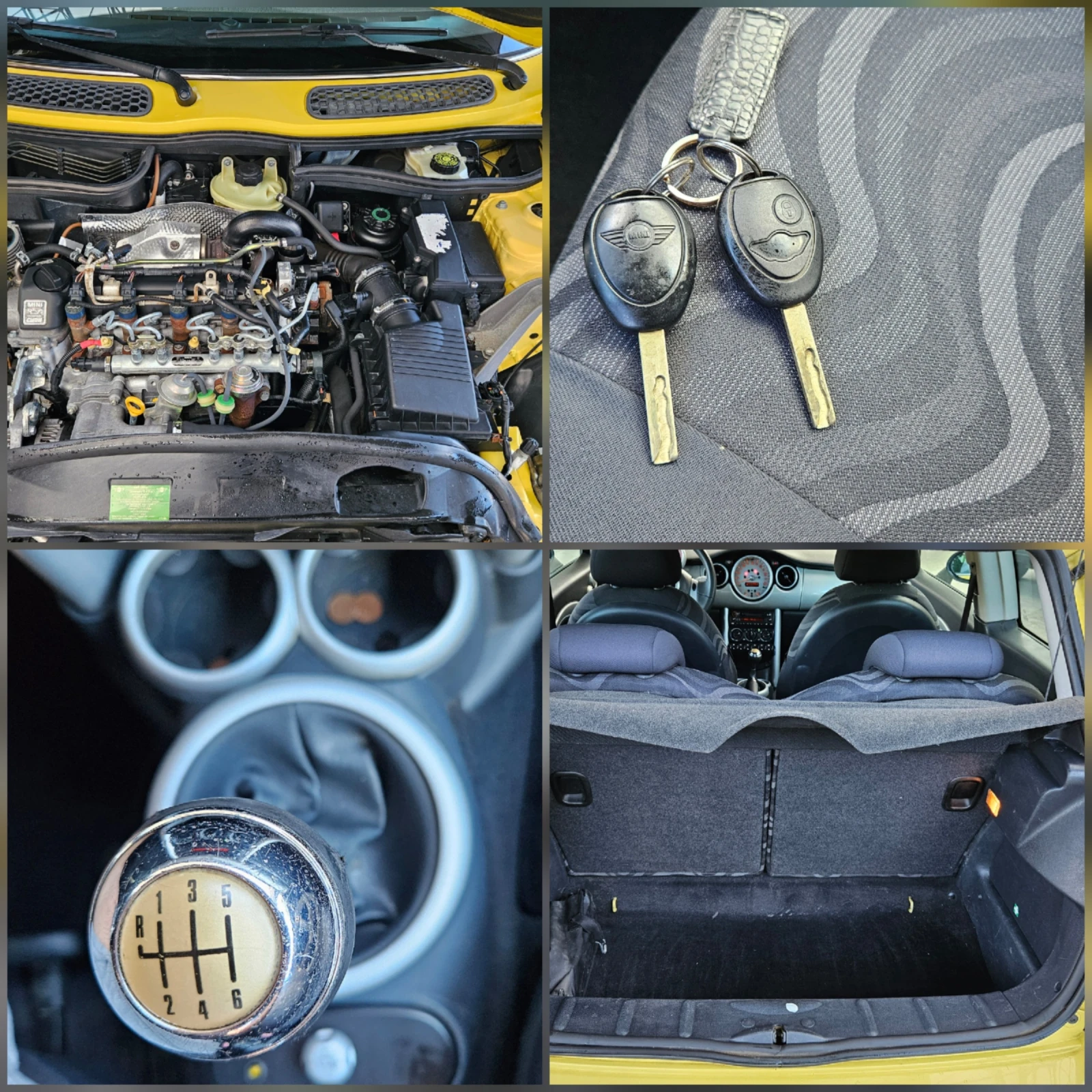 Mini Cooper 1.4 D4d KLIMATIK/6skorosti, снимка 16 - Автомобили и джипове - 55291142