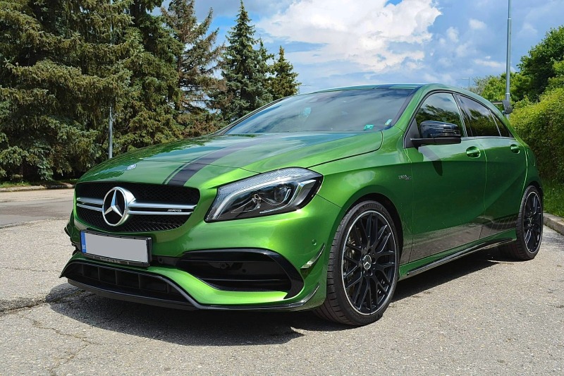 Mercedes-Benz A45 AMG Facelift, Aero package, Night package, снимка 1 - Автомобили и джипове - 45322849