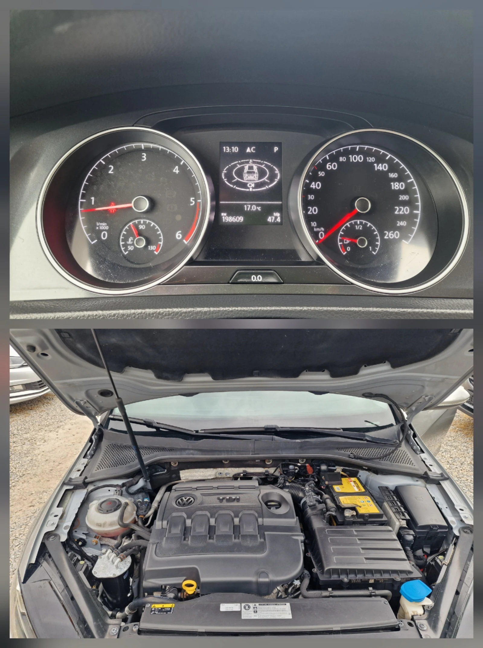 VW Golf 1.6TDI-116k.s-HIGHLINE-FACELIFT-NAVI-EURO 6, снимка 17 - Автомобили и джипове - 54484061