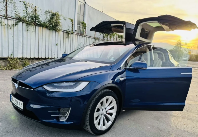 Tesla Model X P90 Гаранция, снимка 1 - Автомобили и джипове - 48432662