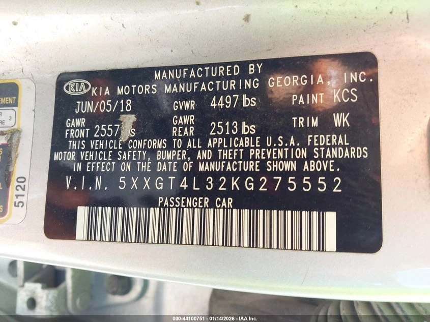 Kia Optima 2.4l Lx, снимка 9 - Автомобили и джипове - 53847379