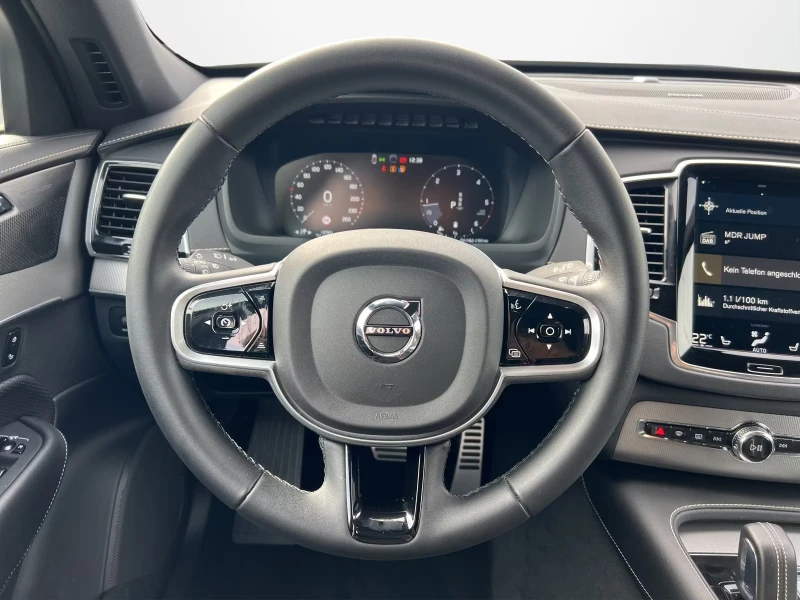 Volvo Xc90 R-DESIGN/235HP/MEMO/H&K/CAM/NAVI/LED/KLESS/304gpr, снимка 13 - Автомобили и джипове - 51677480