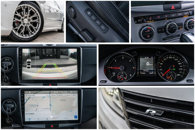 VW CC 2.0TDI-R LINE-170HP-4-MOTION-6M-ГАРАНЦИЯ-РЕАЛНИ КМ, снимка 17 - Автомобили и джипове - 48066706