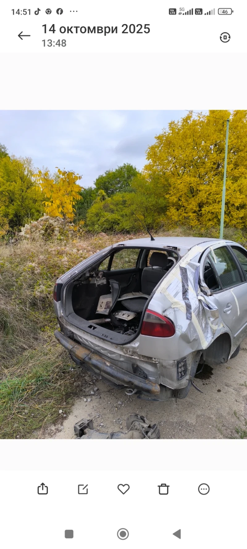 Seat Leon 1.9тди 110кс на Части , снимка 5 - Автомобили и джипове - 53324361