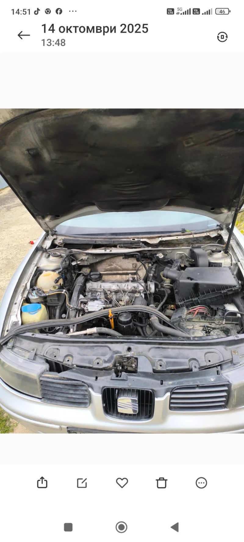 Seat Leon 1.9тди 110кс на Части , снимка 2 - Автомобили и джипове - 53324361