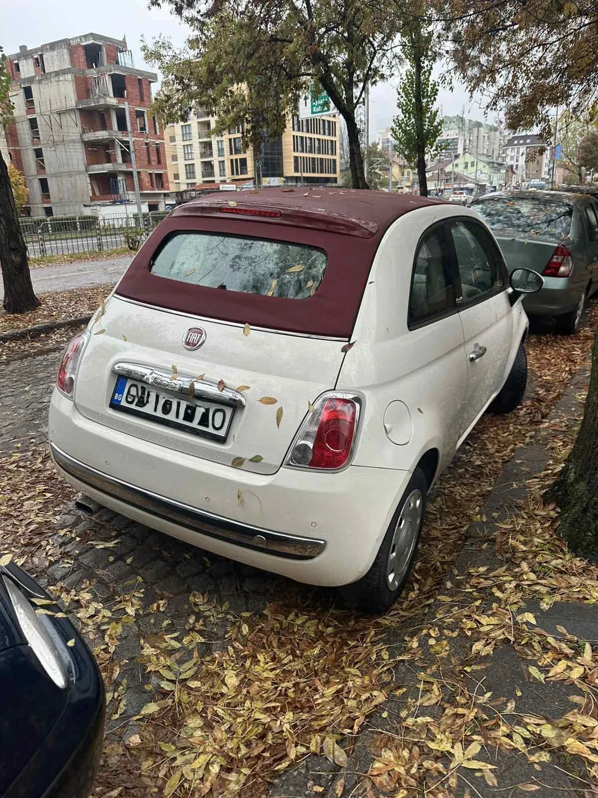 Fiat 500 100000км, кабриолет , снимка 2 - Автомобили и джипове - 56750180